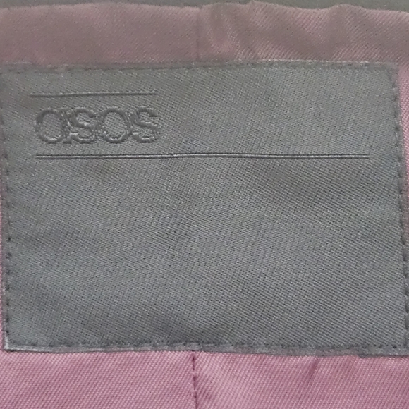 ASOS Super Skinny Suit Jacket in Tonal Grey Size 42R NWOT - Picture 8 of 15